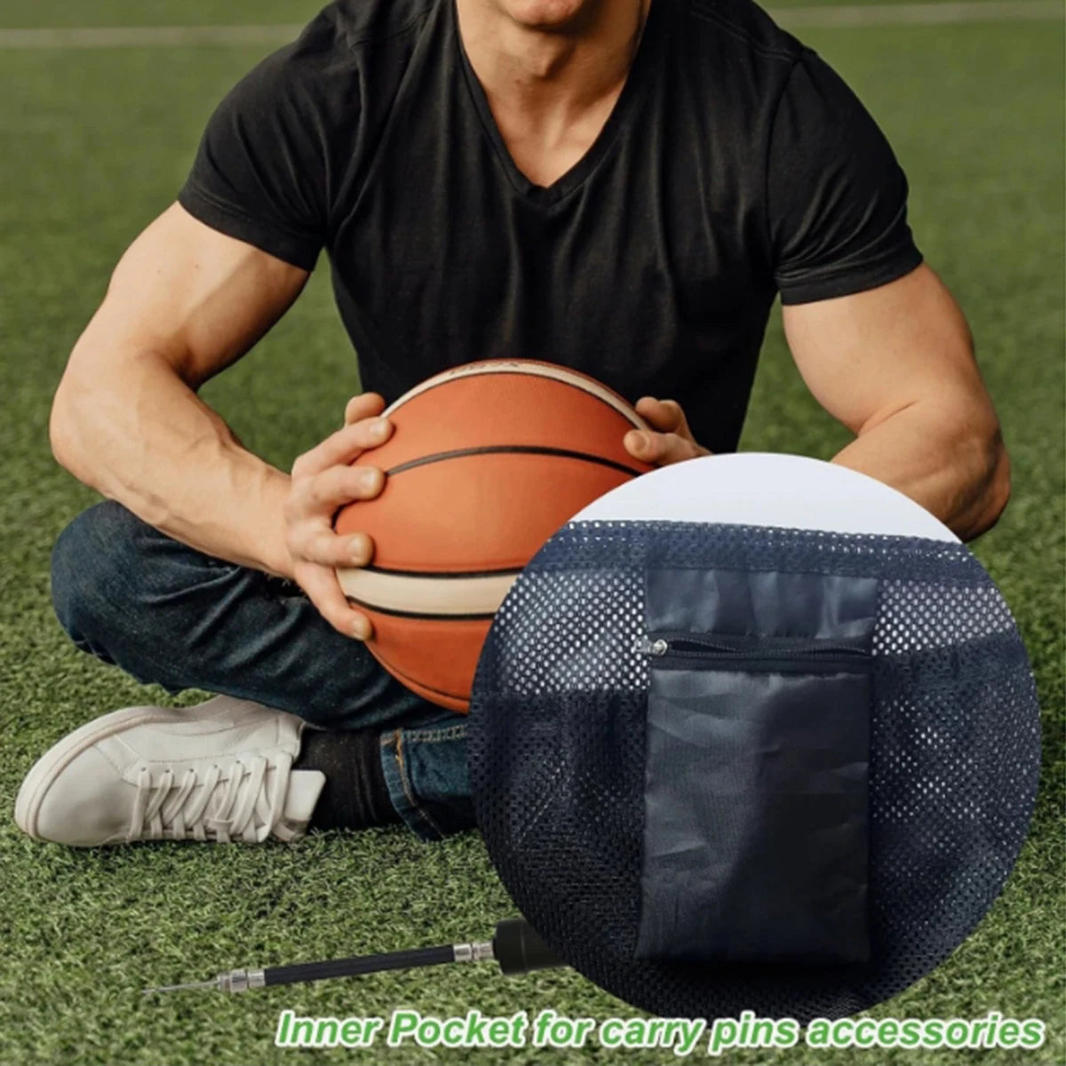 Portable Basketball Net Bag