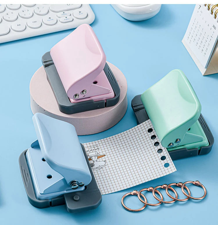6-Hole Adjustable Manual Paper Punch