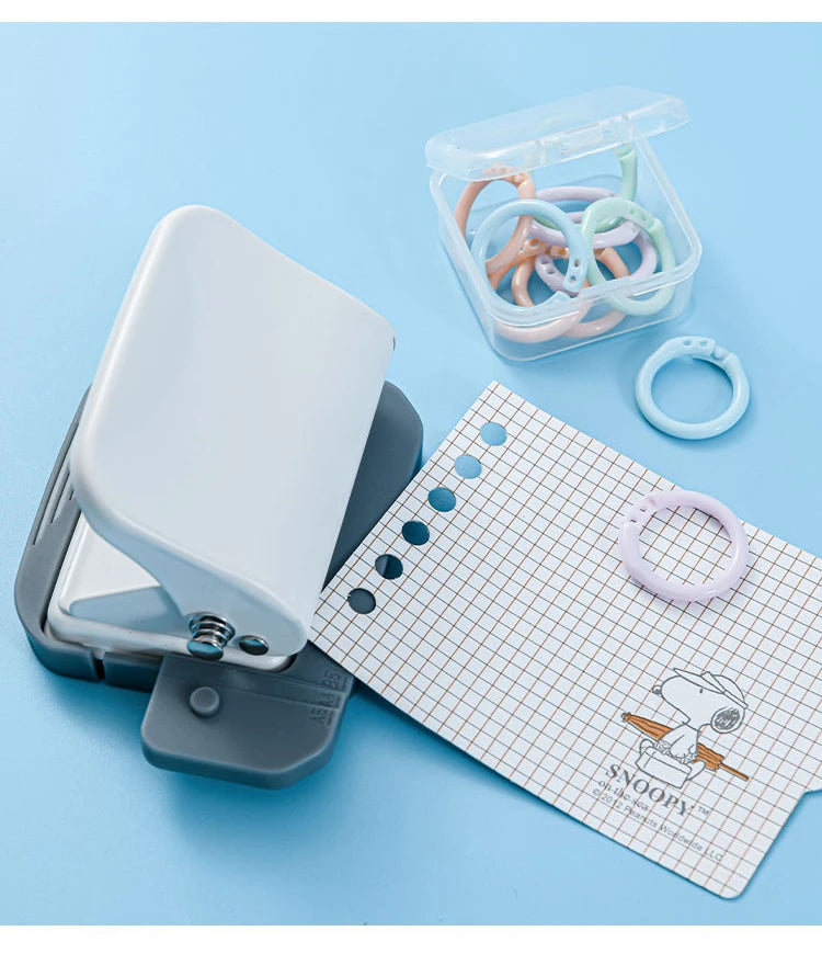 6-Hole Adjustable Manual Paper Punch