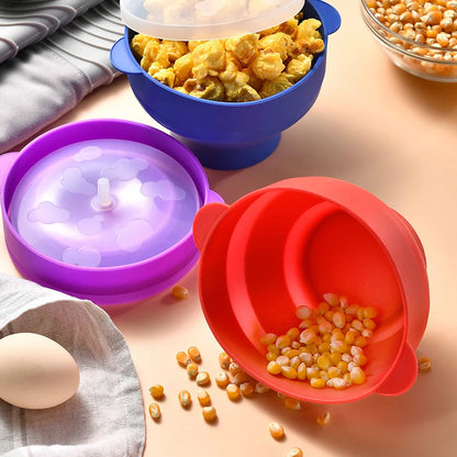 Foldable Silicone Popcorn Bowl