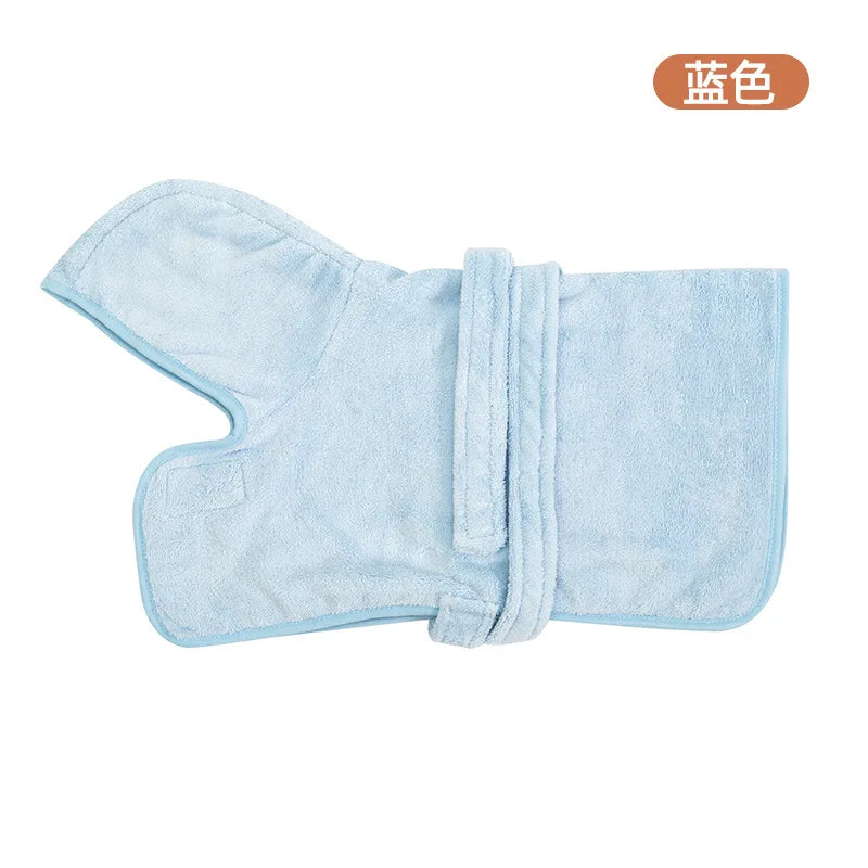 Quick Drying Soft Pet Bath Towel Robe