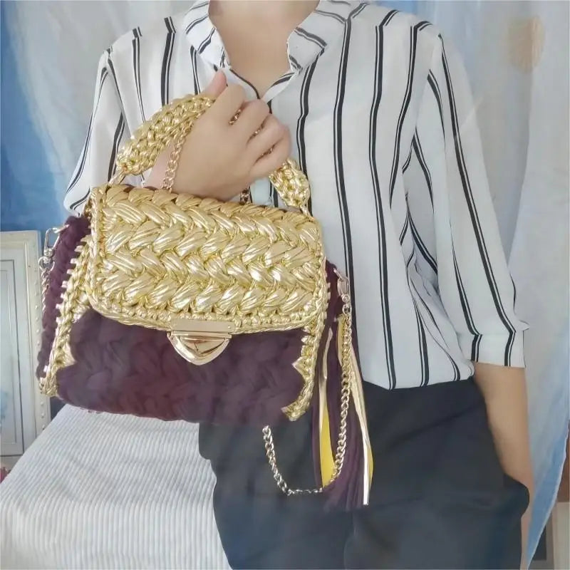 Handwoven Crossbody Satchel Bag