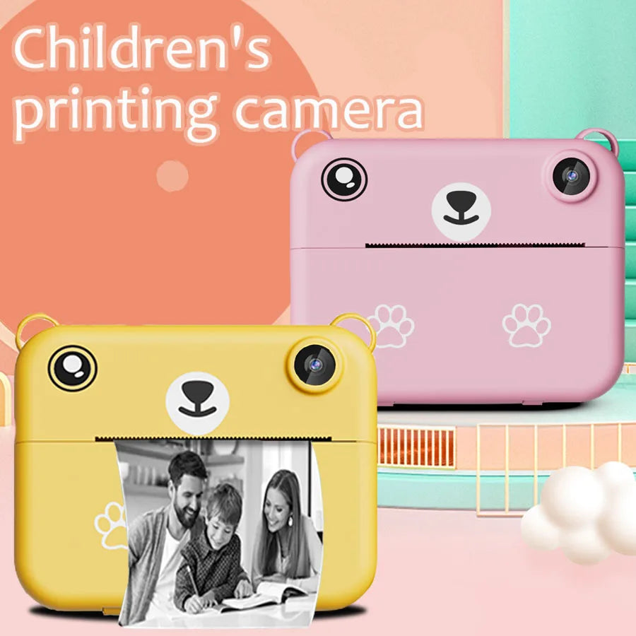 Kids Digital Instant Print Camera with 1080P Video