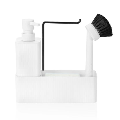 Matte Black Kitchen Soap Dispenser Set