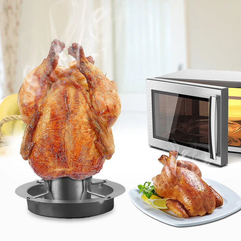 Stainless Steel Vertical Chicken Roaster Rack
