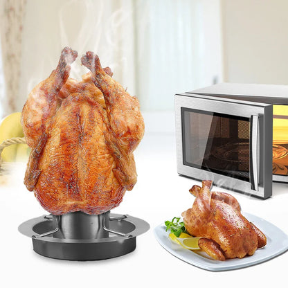 Stainless Steel Vertical Chicken Roaster Rack