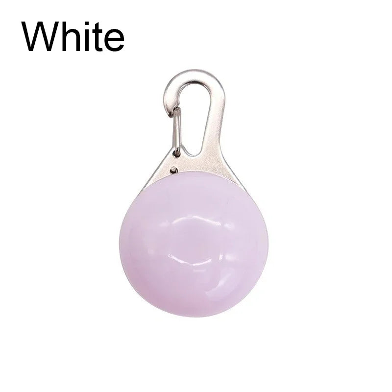 LED Luminous Pet Collar Pendant – Night Safety Light for Dogs & Cats
