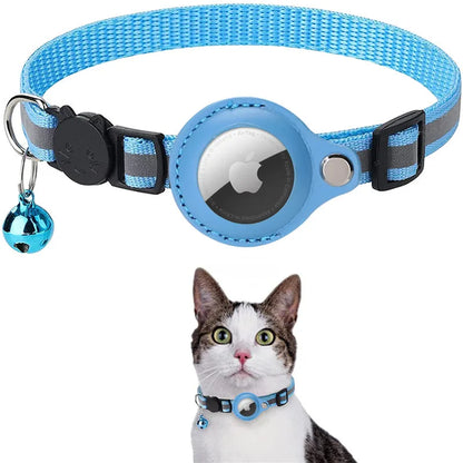 Adjustable Kitten Collar with AirTag Case
