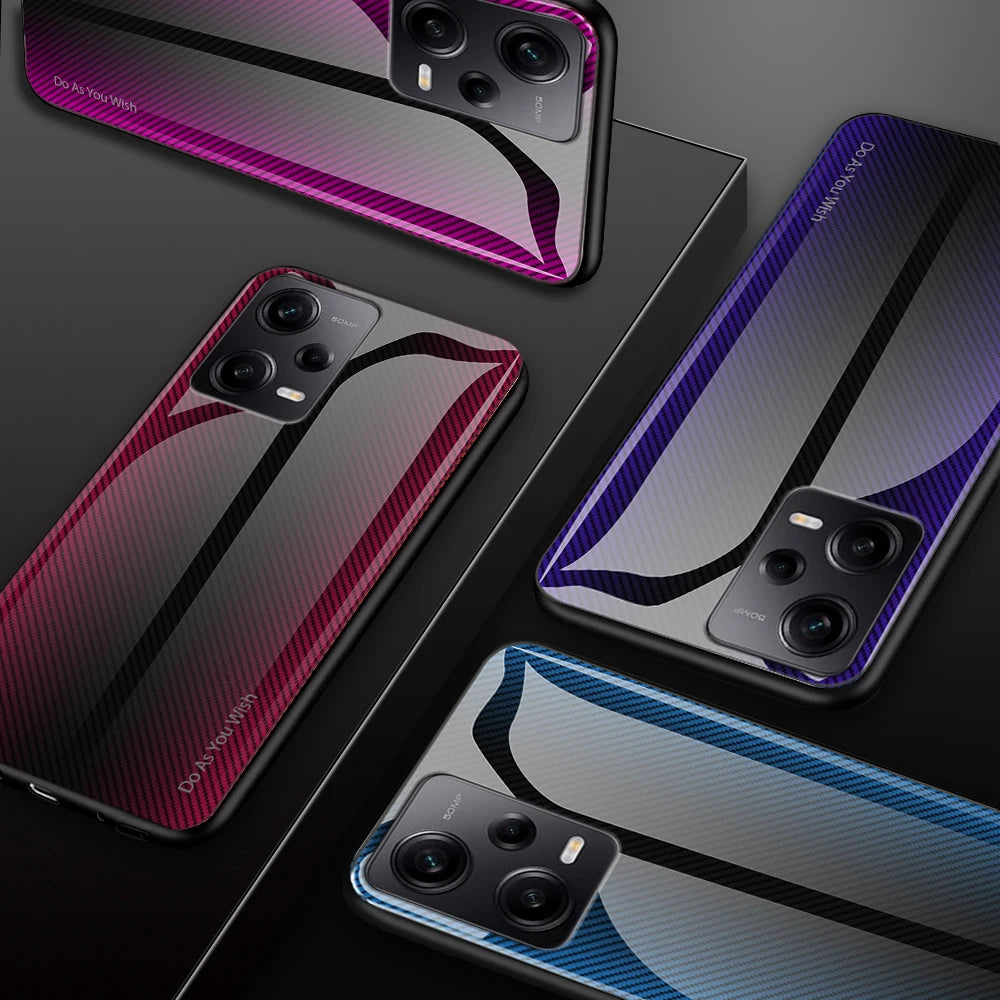 Gradient Glass Case for Xiaomi Redmi Note Series