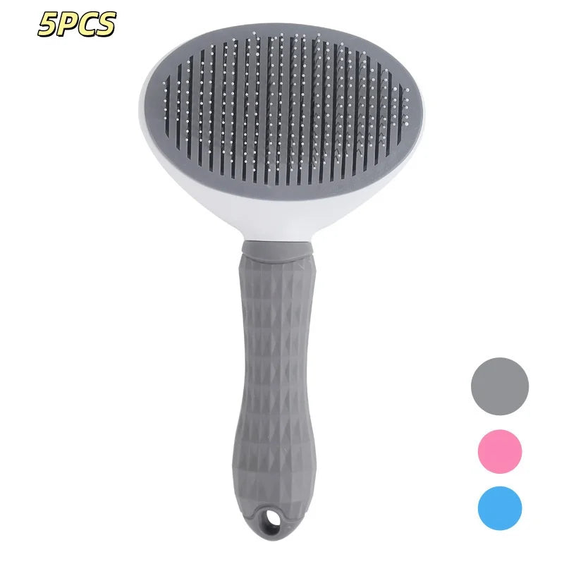 Self-Cleaning Pet Grooming Brush