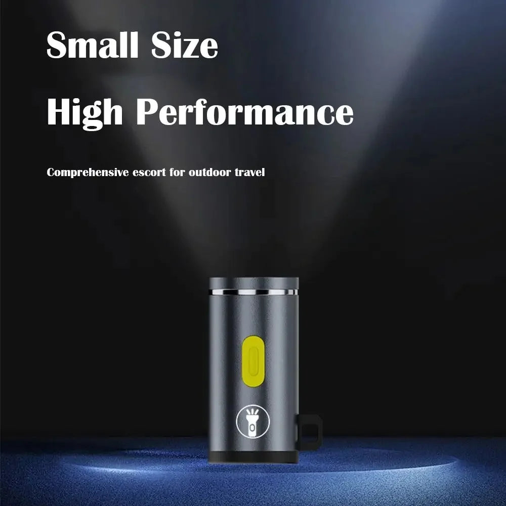 Mini USB-C LED Keychain Flashlight