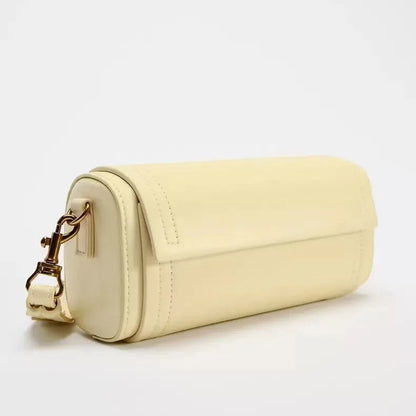 Women’s Vanilla Yellow Barrel Shoulder Bag