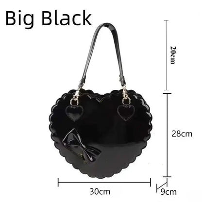 Heart-Shaped Lolita Crossbody Handbag
