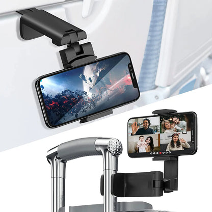 Universal 360 Rotate Foldable Airplane Travel Phone Holder Stand