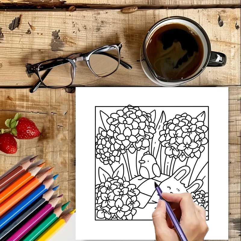 Cutie Style Adult Coloring Book