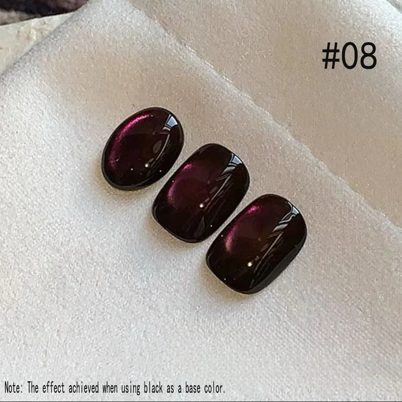 Brown Gold Cat Eye Gel Nail Polish