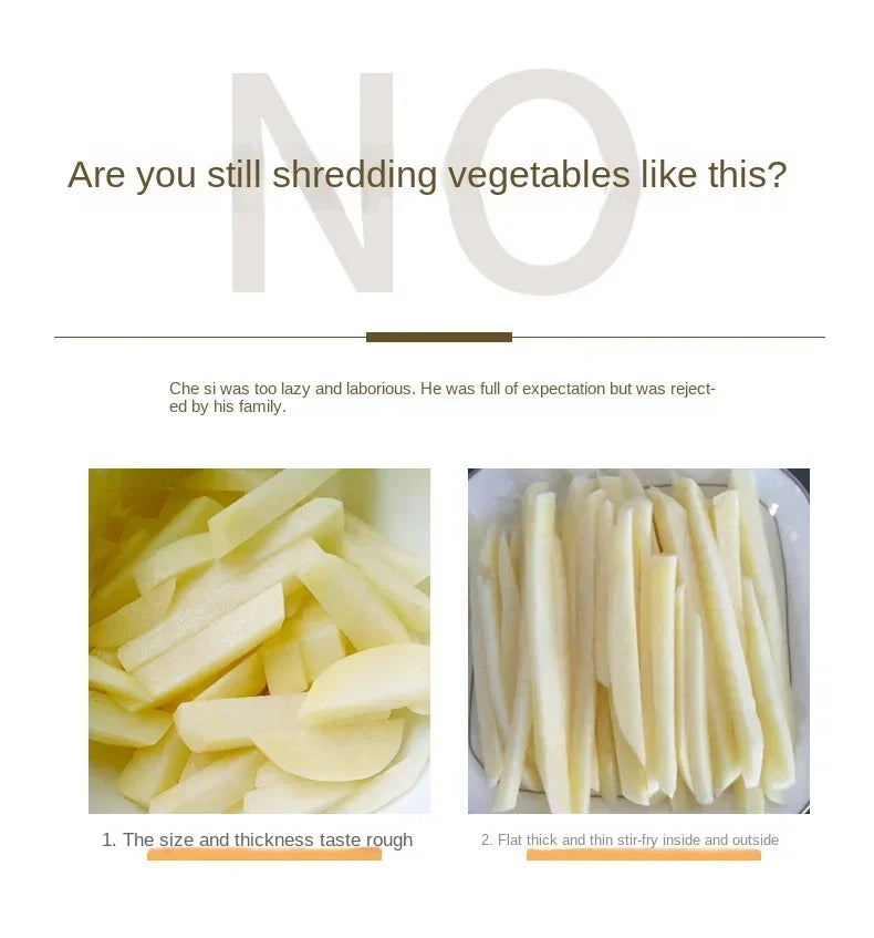 Stainless Steel Vegetable Julienne Slicer