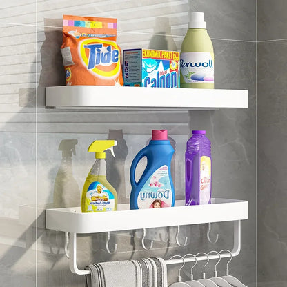 Aluminum Bathroom Storage Shelf