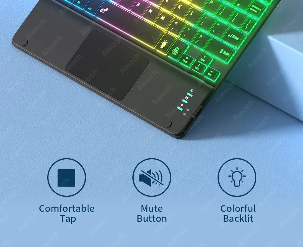 Wireless Bluetooth Keyboard with Touchpad