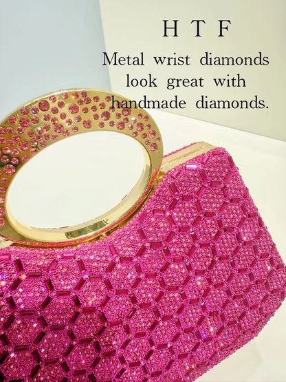 Women's Sparkling Crystal Rhinestones Evening Bag