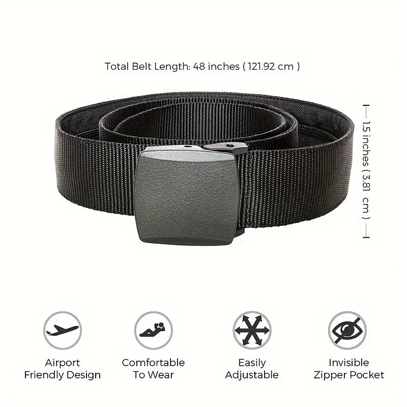 Anti-Theft Hidden Money Belt Bag
