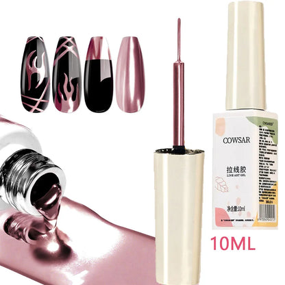 Metallic Mirror Liner Gel Polish
