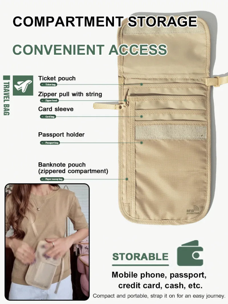 Travel Document Organizer Bag