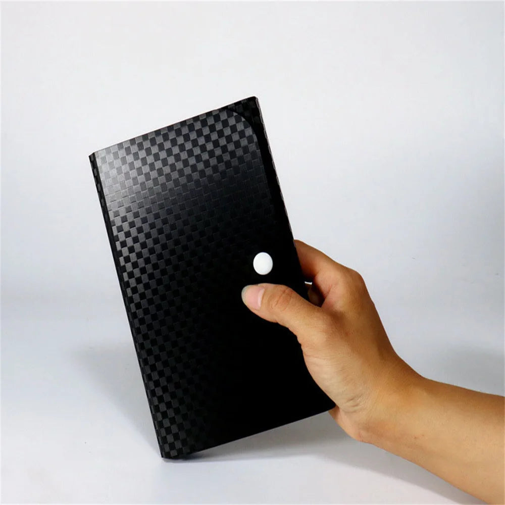 A6 Expandable Accordion File Folder with Index Labels