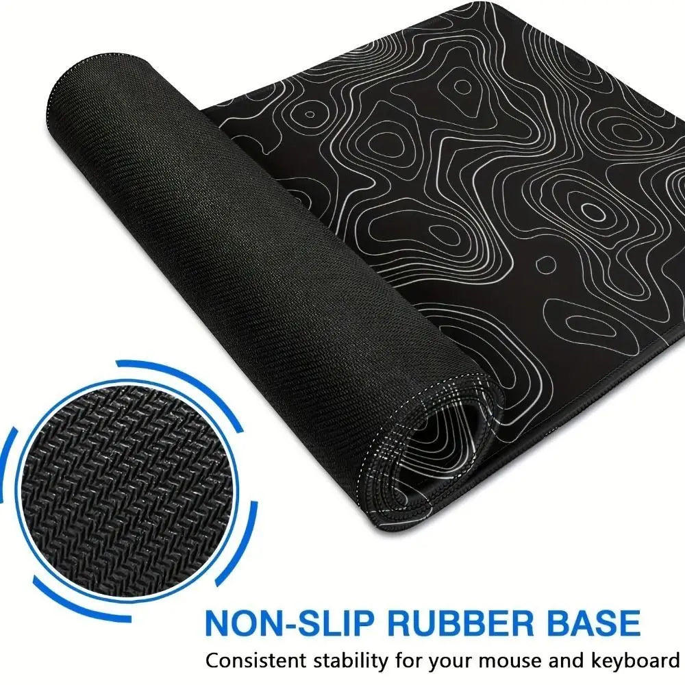 Topographic Gaming Mouse Pad & Desk Mat
