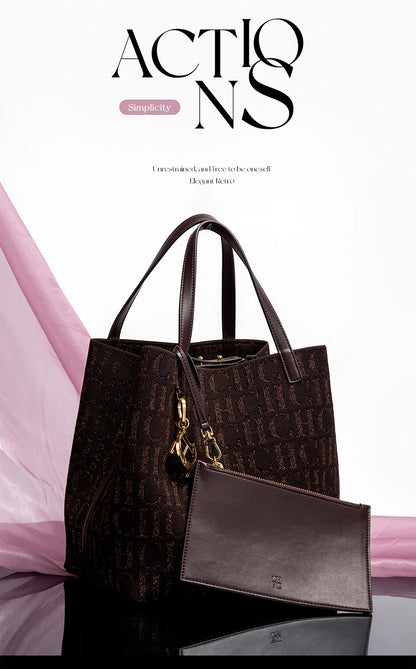 Women’s Casual Canvas Shoulder Tote for Everyday & Commuting