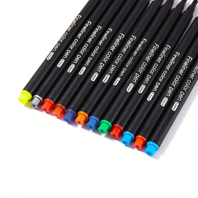 Colourful Line Drawing Pen Set