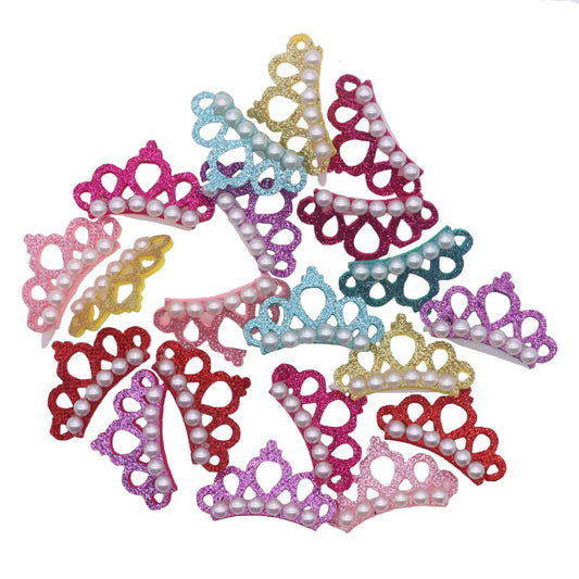 Crown Pet Hair Clips – 50 or 100 Pieces