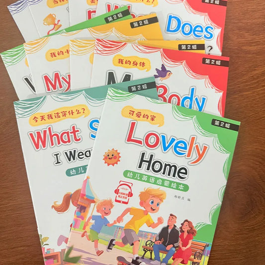 10 Volumes Preschool English Picture Books Series 2