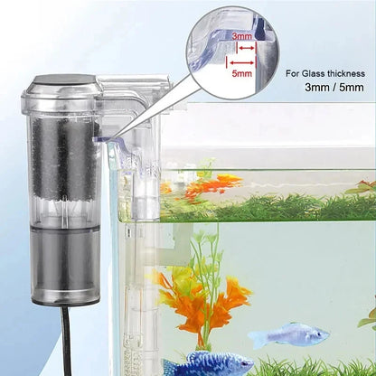 USB Mini Aquarium Hanging Filter Pump