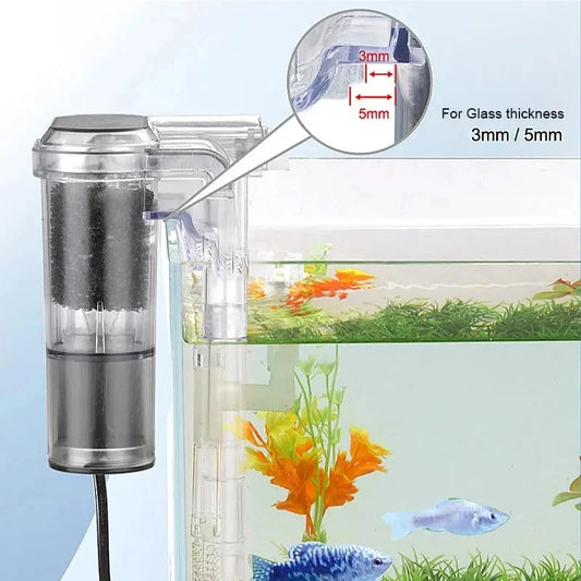 USB Mini Aquarium Hanging Filter Pump