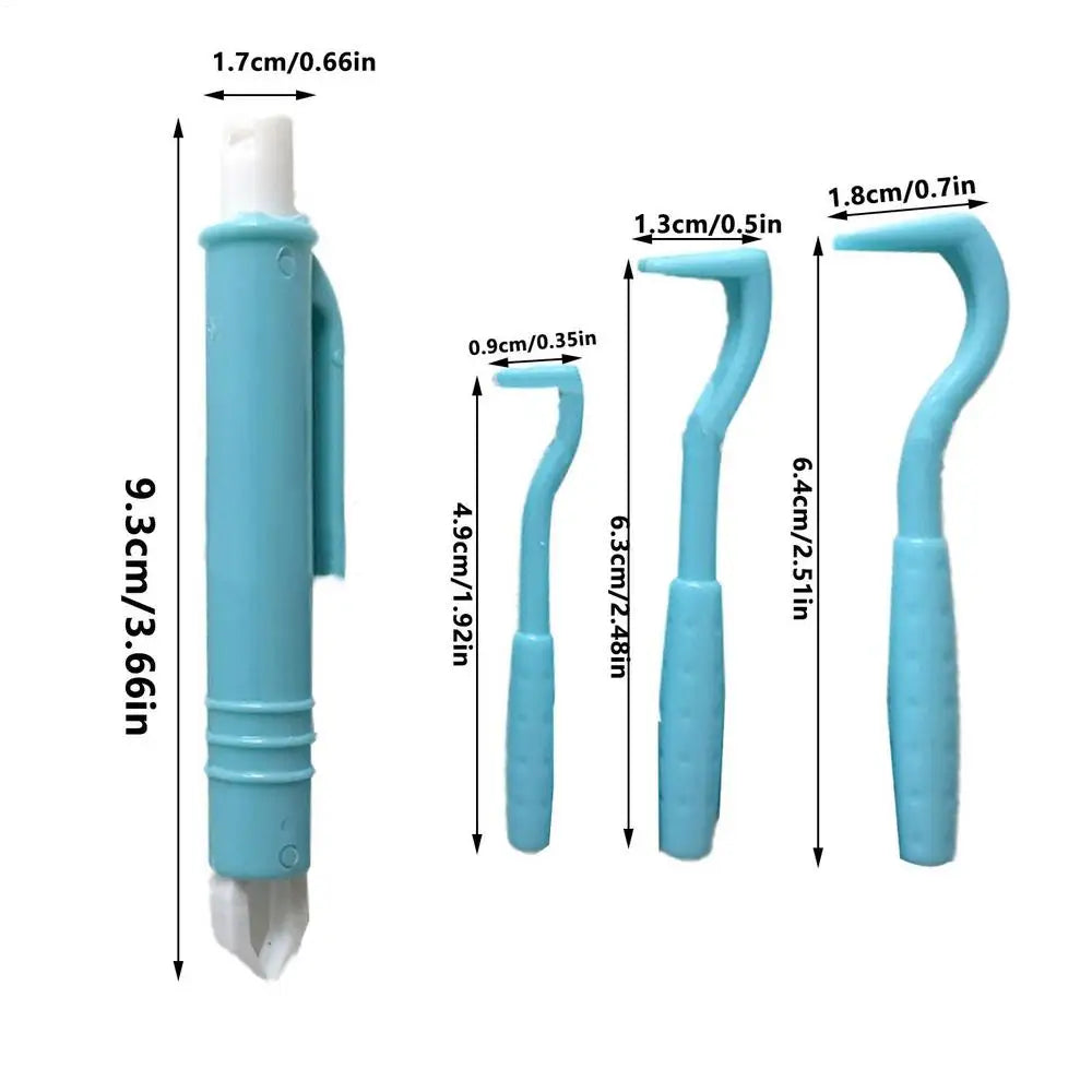 Pet Tick Remover Kit with Hooks & Tweezers