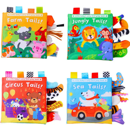 Soft Baby Sensory Cloth Book