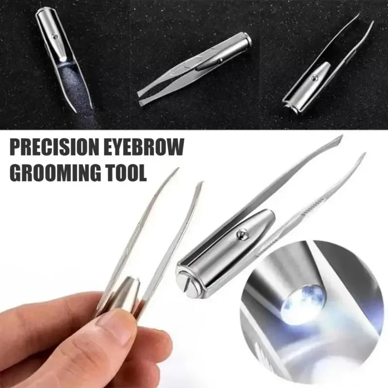 LED Light Precision Tweezers