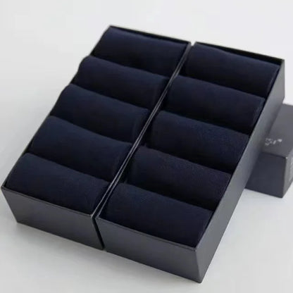 Men’s Cotton Business Crew Socks 10 Pairs