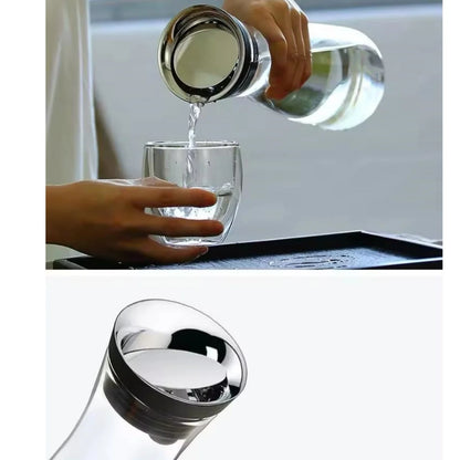 Glass Carafe with Fruit Infuser Lid