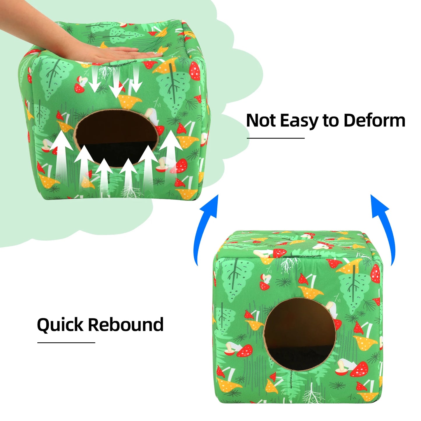 Guinea Pig Hideout Bed for Small Pets