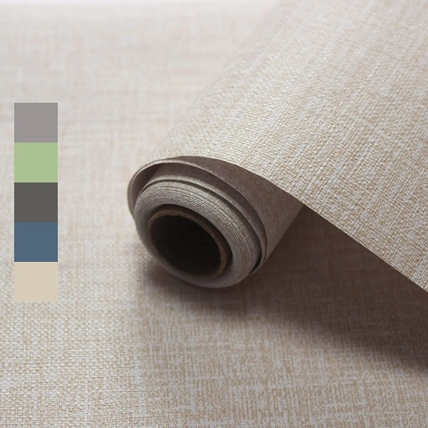 Grasscloth Linen Peel & Stick Wallpaper