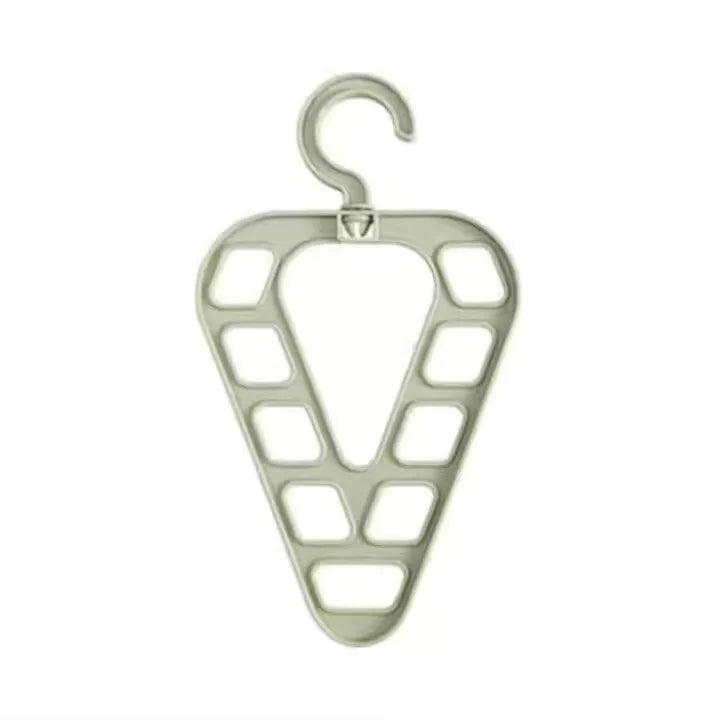 Triangle 9-Hole Rotating Clothes Hanger