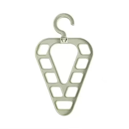 Triangle 9-Hole Rotating Clothes Hanger