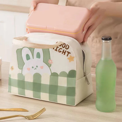 Cartoon Thermal Lunch Bag with Insulated Lining