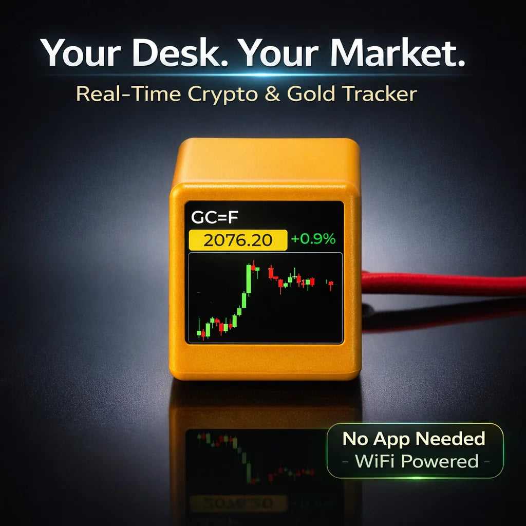 Smart WiFi Market Monitor Clock