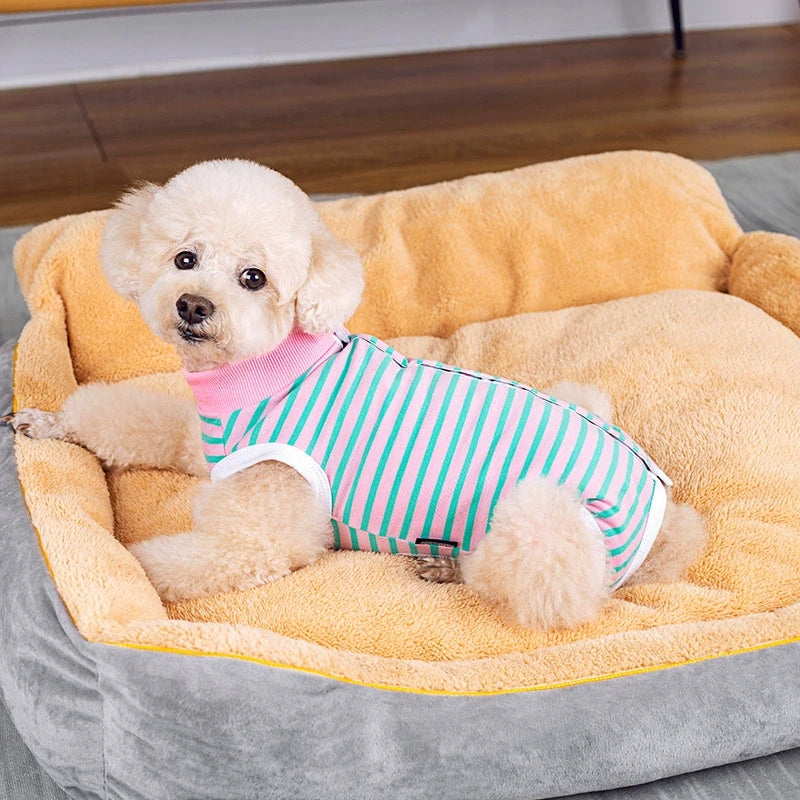 Cotton Dog Recovery Suit Anti-Licking Jumpsuit