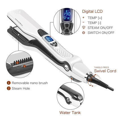 UKLISS Professional Steam Hair Straightener