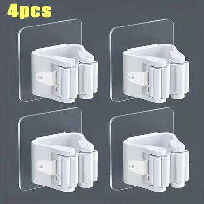 Wall Mounted Mop & Broom Holder Set