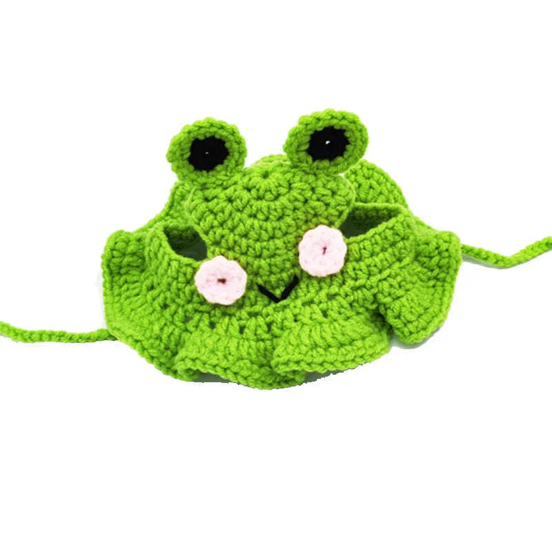 Cute Knitted Pet Hat for Cats & Small Dogs